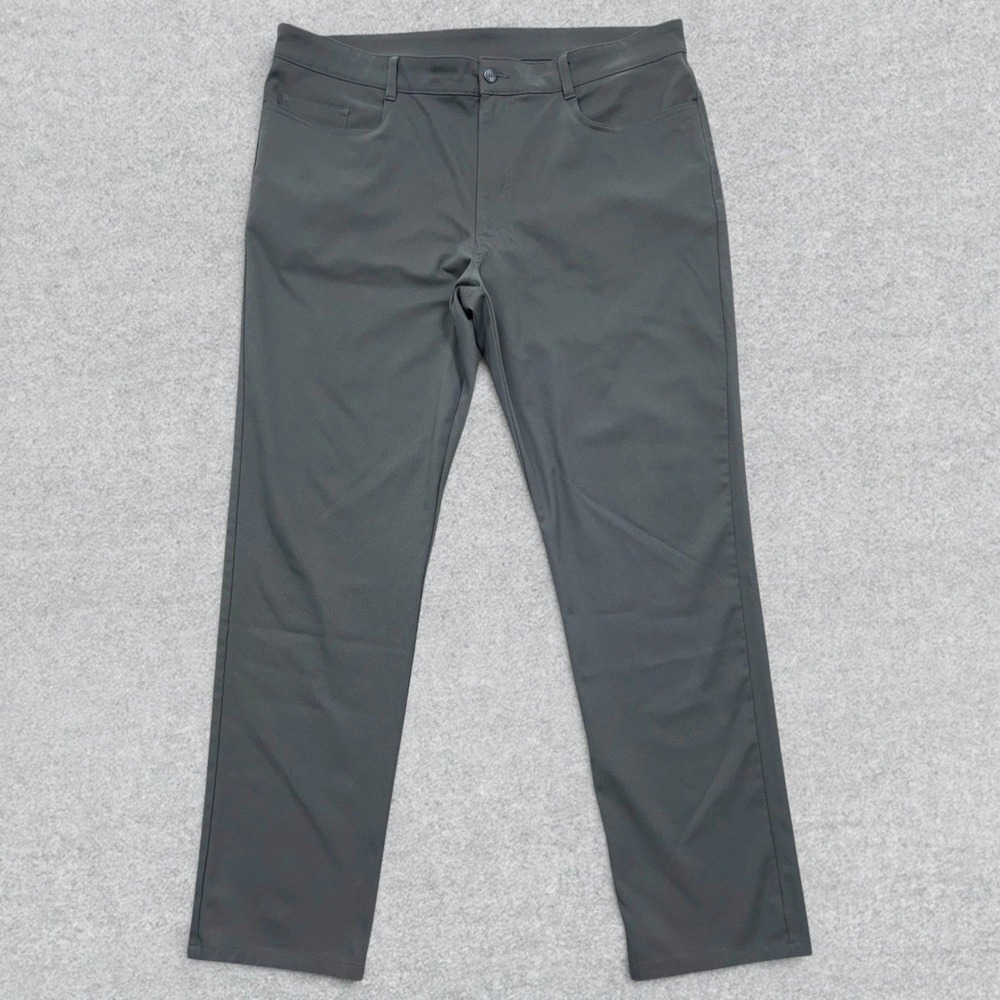 Callaway Golf Pants Mens 38x32 Gray Stretch Straight Leg 5-Pocket Performance